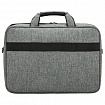 Сумка портфель BRAUBERG OFFICE с отделением для ноутбука 17,3", светло-серый меланж, 34х44х6 см, 272613