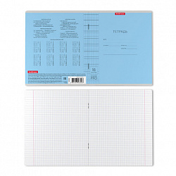 Тетрадь обложка пластик, 18 л. клетка, Erich Krause, CoverPro (микс в спайке), 56356