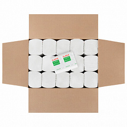 Салфетки бумажные для диспенсера системы N4 КОМПЛЕКТ 15 пачек х 220 шт., LAIMA ADVANCED, 21х16,2 см, 2-слойные, 116662