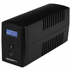 Источник бесперебойного питания IPPON Back Power Pro II 600, 600 ВА (360 Вт), LCD, 4 x IEC C13, 1030300