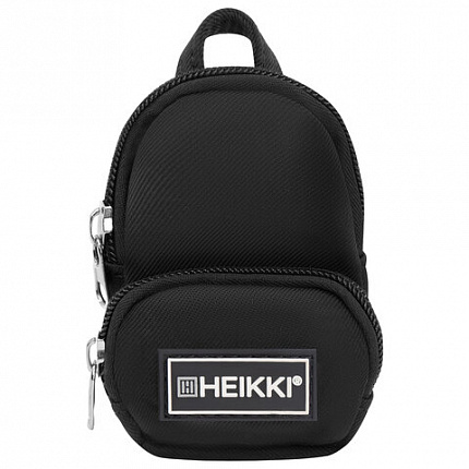 Рюкзак HEIKKI FUSION (ХЕЙКИ) универсальный, отделение для ноутбука, с КОШЕЛЬКОМ, черный, 44х31х14 см, 273864