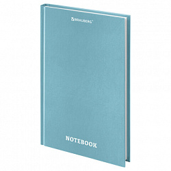 Блокнот А5 134х206 мм, 80 л., твёрдый, клетка, BRAUBERG, МОРАНДИ, 118556