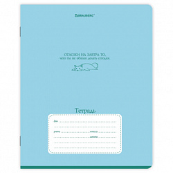 Тетрадь 18 л. BRAUBERG клетка, обложка картон, PHRASES, 107784