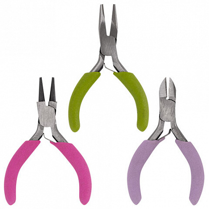 Набор инструментов (круглогубцы, плоскогубцы, бокорезы), 8 см, ОСТРОВ СОКРОВИЩ, 662782
