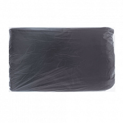 Мешки для мусора 360 л, черные в пласте 10 штук особо прочные, ПВД 60 мкм, 110x140 см, LAIMA, 702687