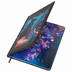 Дневник 1-11 класс 48 л., кожзам (твердая с поролоном), печать, цветной блок, BRAUBERG, "Ниндзя", 106950