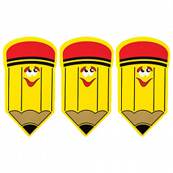 Стиратели магнитные для магнитно-маркерной доски ЮНЛАНДИЯ "Карандаш", 55х100 мм, КОМПЛЕКТ 3 ШТ., 237508.