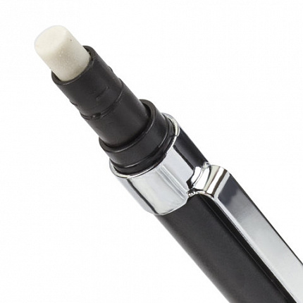 Карандаш механический 0,5 мм, BRAUBERG "Ring", ластик, корпус черный, детали ассорти, 181418