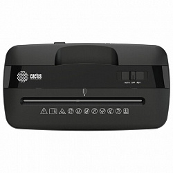 Уничтожитель (шредер) CACTUS CS-SH-A3, 4 уровень секретности, фрагменты 4х39, 6 листов, 13 литров