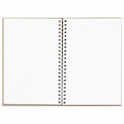 Скетчбук, белая бумага 160г плотная, 15х21 см 60 листов, гребень твердая обложка KRAFT BRAUBERG ART CLASSIC, 116365