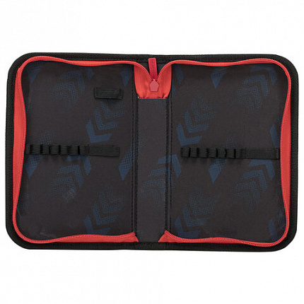 Пенал BRAUBERG, 1 отделение, полиэстер, 21х14 см, Neon drift, 272329