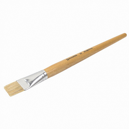 Кисть BRAUBERG, щетина, плоская, № 22, 200207