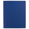 Папка с металлическим пружинным скоросшивателем BRAUBERG, картон/ПВХ, 35 мм, синяя, до 290 листов, 223187