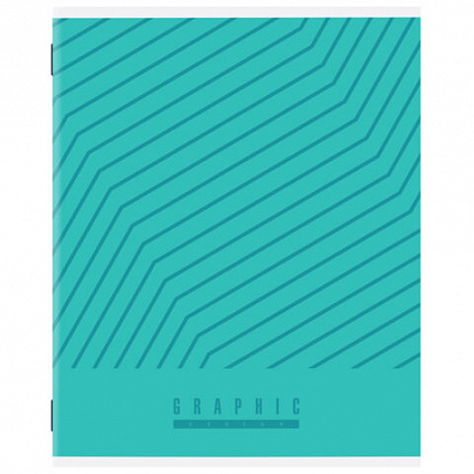 Тетрадь А5, 48 л., STAFF, скоба, клетка, офсет №2 ЭКОНОМ, обложка картон, ЯРКАЯ, 405624