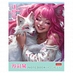 Тетрадь А5 48 л., HATBER скоба, клетка, Soft-touch ламинация, "Милый друг" (микс в спайке), 089131, 48Т5лВ1