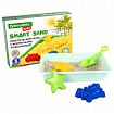 Кинетический Умный песок "Морские фантазии" с песочницей и формочками, 1 кг, BRAUBERG KIDS, 664919
