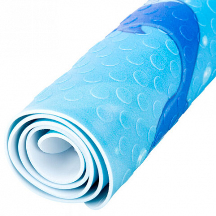 Коврик для ванны противоскользящий 70х40 см с печатью "Русалка", ПВХ, присоски, PRIMILA (ПРИМИЛА), 700371