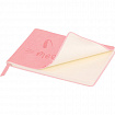 Еженедельник датированный 2026 МАЛЫЙ ФОРМАТ 105х160 мм, А6, BRAUBERG "Imprint", тиснение, розовый, 117213