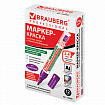 Маркер-краска лаковый (paint marker) 4 мм, ФИОЛЕТОВЫЙ, БЕЗ КСИЛОЛА (без запаха), алюминий, BRAUBERG PROFESSIONAL, 150880