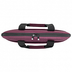 Сумка портфель HEIKKI PERSPECTIVE (ХЕЙКИ) с отделением для ноутбука 15,6", бордовая, 28х39х3 см, 272596