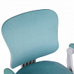 Кресло детское с подставкой для ног BRABIX "Sky MG-206", велюр, голубое, 533155