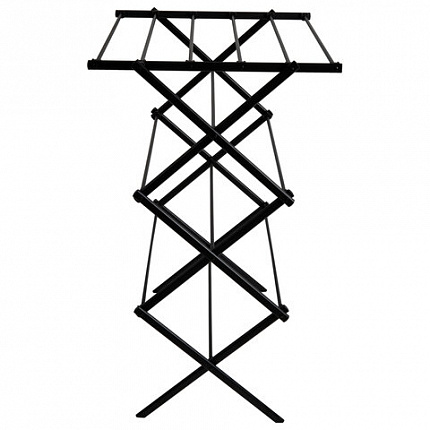 Сушилка напольная МИНИ для белья раскладная, 6 уровней, 10 метров, LAIMA HOME LADDER BLACK, 700473