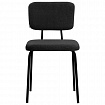 Стулья BRABIX "Ideal CF-080", КОМПЛЕКТ 4 шт., черный каркас, букле черный, 533244