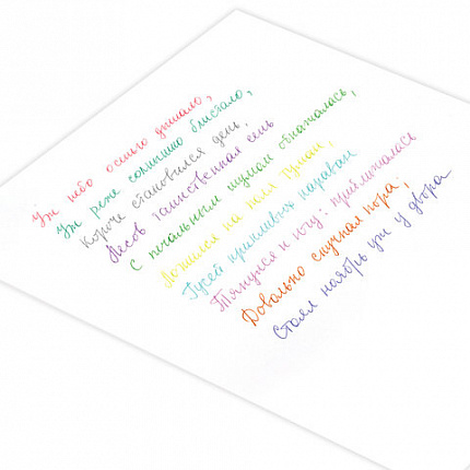 Ручки шариковые STAFF "C-51", НАБОР 10 шт., АССОРТИ, узел 1 мм, линия письма 0,5 мм, 142818