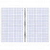 Тетрадь А4, 96 л., BRAUBERG, гребень, клетка, обложка картон, МОНОХРОМ 2, 402058