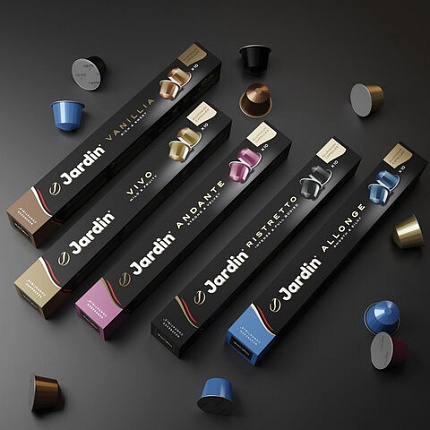 Кофе в капсулах JARDIN "Allonge" для кофемашин Nespresso, 10 порций, 1356-10