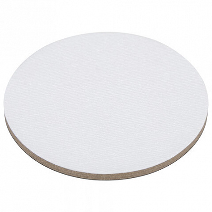 Холсты на магните круглые НАБОР 4 шт., 7.5 см, 280 г/м2, 100% хлопок, BRAUBERG ART CLASSIC, 192332