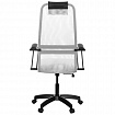 Кресло офисное МЕТТА "SU-B-8" пластик, ткань-сетка, сиденье мягкое, светло-серое