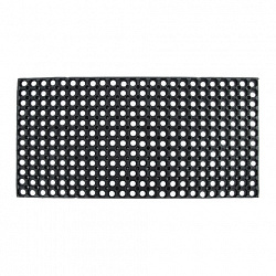 Коврик входной резиновый грязесборный ячеистый, 50х100 см, толщина 16 мм, LAIMA EXPERT, 607811