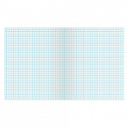 Тетрадь ЗЕЛЁНАЯ обложка 12 л., клетка с полями, офсет, "ПЗБМ", 19995