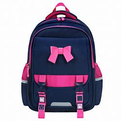 Рюкзак BRAUBERG SNAP, 2 отделения, 3 кармана, "Elegant bow", 39х28х16 см, 273129