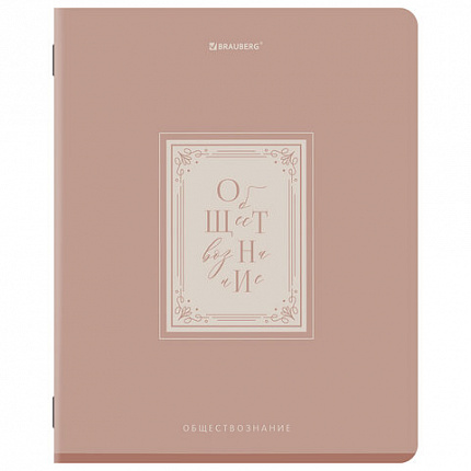 Тетради предметные, КОМПЛЕКТ 12 ПРЕДМЕТОВ, 48л, рельефный картон, BRAUBERG, ВИНТАЖ, 405603