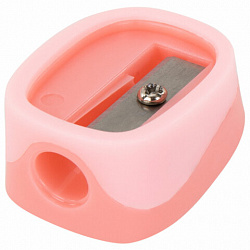 Точилка ЮНЛАНДИЯ "COLOR PASTEL", двуцветная, пастельные цвета ассорти, 272505