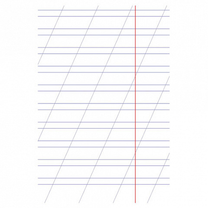 Тетрадь 12 л., HATBER косая линия, обложка картон, "ЛЕСЯТА" (микс в спайке), 080090, 12Т5В6