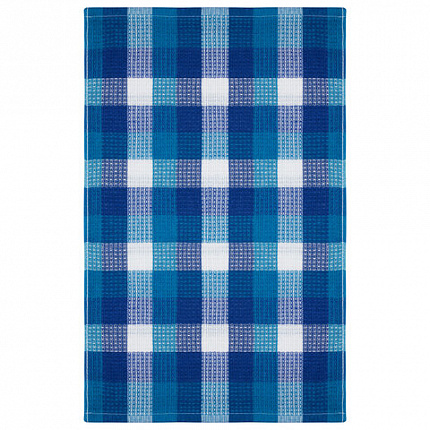 Салфетка вафельная универсальная, ХЛОПОК, 40х64 см, цветная клетка, ассорти, BOOMHOUSE (БУМХАУС), 700883