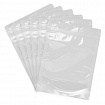 Пакеты дой-пак с замком ZIP LOCK, прозрачные, 200х300 + 50 мм, КОМПЛЕКТ 100 штук, 70 мкм, BRAUBERG, 700700
