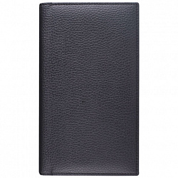 Визитница трехрядная BRAUBERG "Favorite", на 144 визитки, под фактурную кожу, черная, 231655