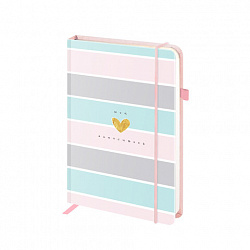 Скетчбук, слоновая кость 140 г/м2, 130х210 мм, 80 л., софт-тач, резинка, BRAUBERG ART CLASSIC, "Polo style", 116468