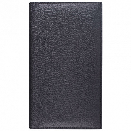 Визитница трехрядная BRAUBERG "Favorite", на 144 визитки, под фактурную кожу, черная, 231655