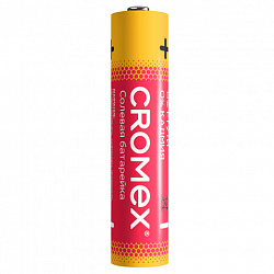 Батарейки солевые "мизинчиковые" КОМПЛЕКТ 10+1 шт., CROMEX (КРОМЕКС) Super Heavy Duty, AAA (R03, 24A), блистер, 456257