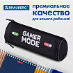 Пенал мягкий BRAUBERG, 3 отделения, нейлон, 21х7х7 см, "Gamer", 270841