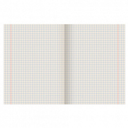 Тетрадь ЗЕЛЁНАЯ обложка 12 л., клетка с полями, офсет №2 ЭКОНОМ, "ПИФАГОР", 104984