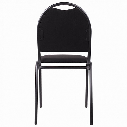 Стул для посетителей РС00Л, черный каркас, ткань черная