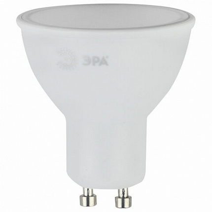 Лампа светодиодная ЭРА STD, 8 (70) Вт, цоколь GU10, софит, нейтральный белый свет, 35000 ч., LEDMR16-8W-840-GU10, Б0036729