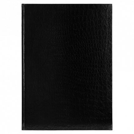 Блокнот БОЛЬШОЙ ФОРМАТ 210х290 мм, А4, 80 л., бумвинил "METALLIC", клетка, блок 5 цв., HATBER, черный, 084774, 80ББ4В1