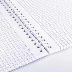 Тетрадь А4, 96 л., BRAUBERG, скоба, клетка, глянцевый лак, "Pastel", (микс в спайке), 405323